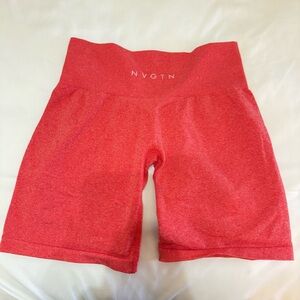 NVGTN Women's Red Biker Shorts